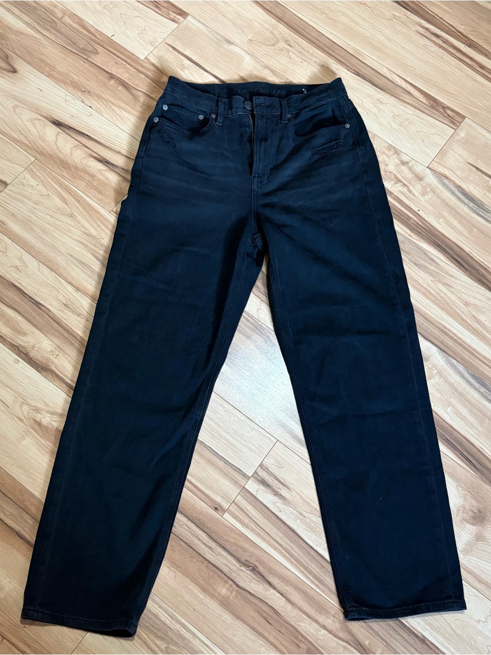 American Eagle Outfitters Black Jeans with Tag Detail